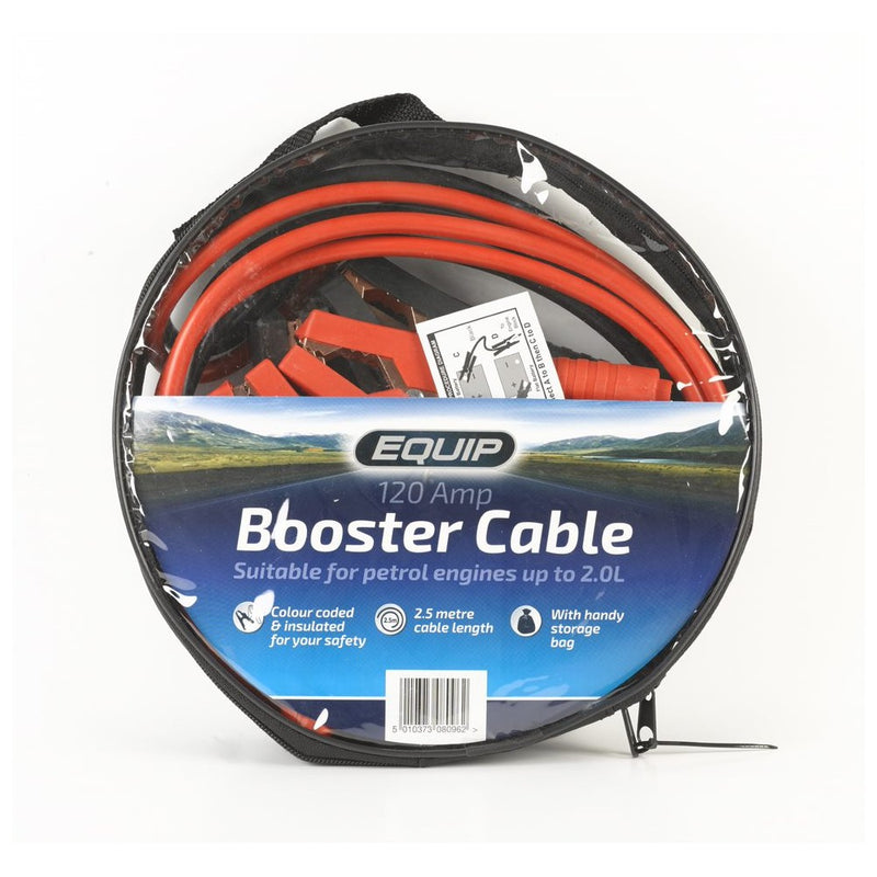 Equip EBC003 120 Amp Booster Cables - EQPEBC003