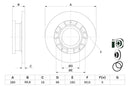Bosch Brake Disc > Single Bd1293 Part No - 0986479401