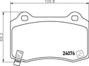 Mintex Brake Pad Set fits -Chevrolet Chrysler Dodge Jeep MDB2997 (also fits other vehicles)