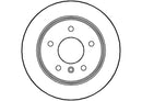 Disctech Brake Disc (Single) - Fits Mercedes-benz, Smart - ABD2720 - Rear Axle