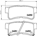 Mintex Brake Pad Set fits -Daewoo Ssangyong MDB2295 (also fits other vehicles)
