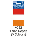 Castle Promotions Lamp Repair Outside Sticker - Pack Of 3 Colours - V252