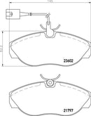 Mintex Brake Pad Set fits -Citroën Fiat Peugeot MDB2157 (also fits other vehicles)