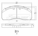 Borg & Beck Brake Pads - BBP33004HD
