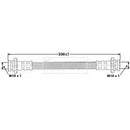 Borg & Beck Brake Hose  - BBH6883 fits Nissan Micra II(K11)