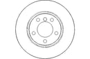 Disctech Brake Disc (Single) - Fits Bmw - ABD2604 - Front Axle