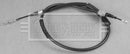 Borg & Beck Brake Cable - BKB3316 fits Audi A2 1.4 Tdi 03-