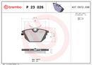 Brembo Brake Pad Set - P23026