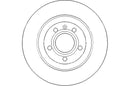Disctech Brake Disc (Single) - Fits Audi, Mercedes-benz - ABD3360 - Rear Axle