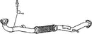 Klarius DW29C - Centre Pipe  - Fits Chevrolet Tacuma 2.0i