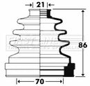 First Line Cv Joint Boot Kit  - FCB2899 fits Ford Transit Connect