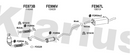 Klarius FE873B - Flexible Pipe  - Fits Ford Fiesta 1.4TDCi