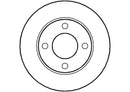 Disctech Brake Disc (Single) - Fits Audi, Bmw - ABD2739 - Rear Axle