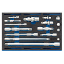 Draper 16pc Socket EXT Bar Set - 63530