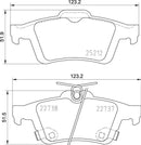 Mintex Brake Pad Set fits -Ford MDB4065 (also fits other vehicles)