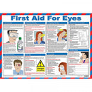 Safety First Aid First Aid for Eyes Poster Guide - A602