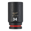 Milwaukee Hex socket ShW 3/4 deep 34mm-1pc - 4932480393