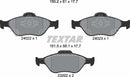 Daihatsu Toyota, Brake Pad Set - Textar 2402201