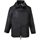 Portwest Classic Rain Jacket - Black - Large - S440BKRL
