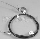 First Line Brake Cable- LH Rear - FKB2852 fits PSA C1/107/Toyota Aygo 05-