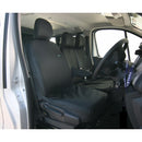 Town & Country Van Seat Cover - Single - Renault Trafic/Vauxhall Vivaro/Nissan NV300 & Fiat Talento - TV01BLK