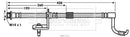 Borg & Beck Brake Hose  - BBH7616 fits Isuzu D-Max I (8DH)
