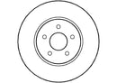 Disctech Brake Disc (Single) - Fits Ford - ABD2052 - Front Axle