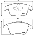 Brembo Brake Pad Set - P44020