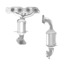 BM Cats Approved Petrol Catalytic Converter - BM91847H with Fitting Kit - FK91847 fits Opel, Suzuki, Vauxhall