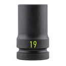 Carlyle Hand Tools 3/4DR DEEP 6PT IMPACT SOCKET 19MM - CISD3419M