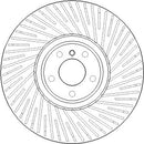 Disctech Brake Disc (Single) - Fits Bmw - ABD4060 - Front Axle Right