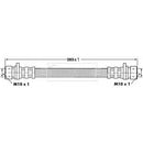 Borg & Beck Brake Hose  - BBH6785 fits Honda CR-V,Logo(GA)
