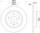 Mintex Brake Discs fits -Opel Vauxhall S290:5 MDC2689 (also fits other vehicles)