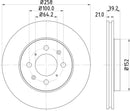Mintex Brake Discs fits -Honda S258:4 MDC1897 (also fits other vehicles)