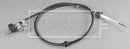 Borg & Beck Brake Cable Rear RH - BKB6023 fits Discovery 04-