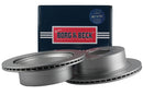 Borg & Beck Brake Disc (Pair)  - BBD5633