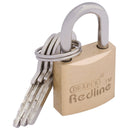 Draper Redline Brass Padlock-20mm - 68019