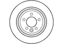 Disctech Brake Disc (Single) - Fits Daihatsu, Mg - ABD2875 - Rear Axle