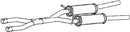 Klarius VW691V - Box With Centre Pipe  - Fits Volkswagen Passat 2.8i