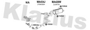 Klarius MA434J - Box With Centre Pipe  - Fits Mazda 2 1.5