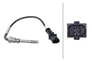 HELLA 6PT 010 376-371 Sensor, exhaust gas temperature - 2-pin connector