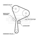 Borg & Beck Timing Belt Water Pump Kit  - BTW1074