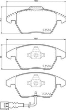 Mintex Brake Pad Set fits -Audi Seat Skoda VW MDB2604 (also fits other vehicles)