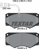 Textar Brake Pad Set - 2913801