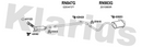 Klarius RN847G - Centre Pipe  - Fits Renault Grand Scenic III 1.5