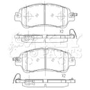 Key Parts Brake Pads - KBP2573