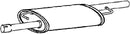 Klarius VW622W - Box With Centre Pipe  - Fits Volkswagen Transporter T5 2.0TDi 4Motion