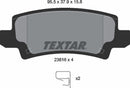 Toyota, Brake Pad Set - Textar 2381601