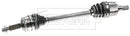 Borg & Beck Driveshaft - LH - BDS1636