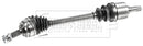 Borg & Beck Driveshaft - LH - BDS1766